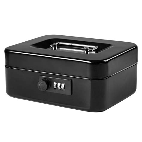 staples metal cash box|cash box with combination.